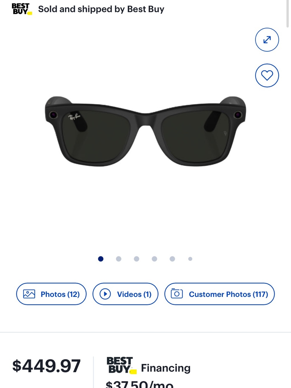 RayBan Meta glasses